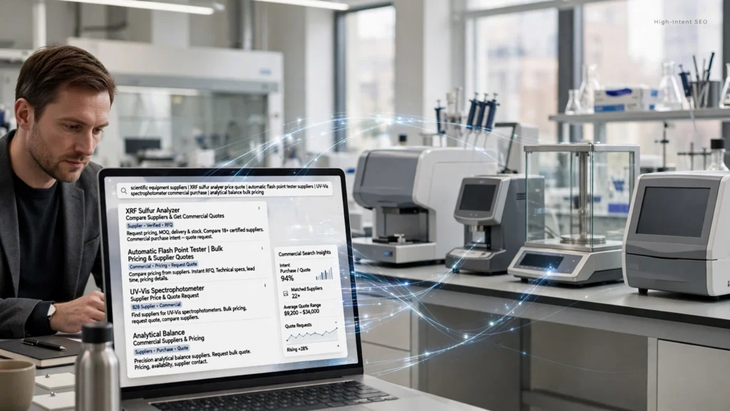 premium lab environment with the XRF analyzer